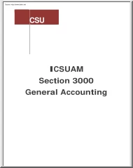 ICSUAM Section 3000 General Accounting
