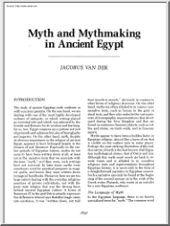 Jacobus Van Dijk - Myth and Mythmaking in Ancient Egypt