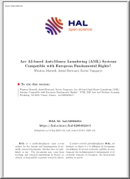 Winston-Astrid-Xavier - Are AI-based Anti-Money Laundering Systems Compatible with European Fundamental Rights