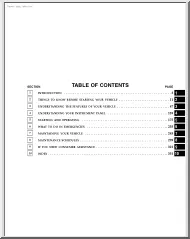 Jeep Wrangler 2005, Owners manual