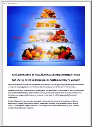 Dr. Balaicza Erika - Az élelmiszerek és adalékanyagok hisztamintartalma