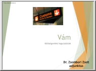 Dr. Zsombori Zsolt - Vám-Költségvetési kapcsolatok