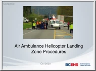 Air Ambulance Helicopter Landing Zone Procedures