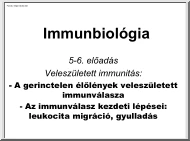 Immunbiológia előadás, Veleszületett immunitás