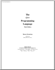 Stroustrup - The C++ Programming Language