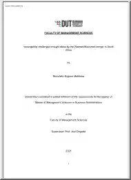 Nkululeko Eugene Makhoba - Investigating Challenges Brought about by the Walmart Massmart Merger in South Africa