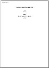 A. Bek - Volokalamszki Napok