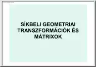 Síkbeli geometriai transzformációk