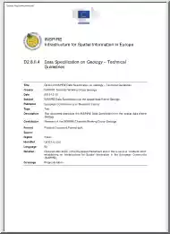 Infrastructure for Spatial Information in Europe, Data Specification on Geology