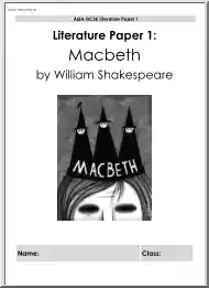 Macbeth by William Shakespeare, AQA