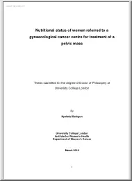 Nyaladzi Balogun - Nutritional status