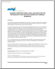 Required Competency Areas, Goals and Objectives for Postgraduate Year two Cardiology Pharmacy Residence