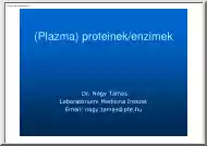 Dr. Nagy Tamás - (Plazma)proteinek,enzimek