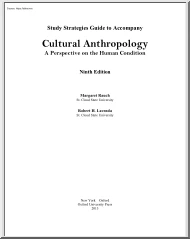 Rauch-Lavenda - Cultural Anthropology, A Perspective on the Human Condition
