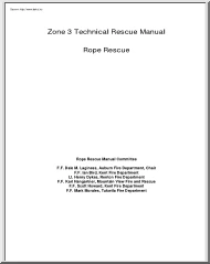 Morales-Howard-Hangartner - Technical rescue manual, rope rescue