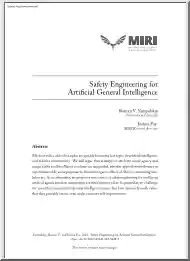 Yampolskiy-Fox - Safety Engineering for Artificial General Intelligence
