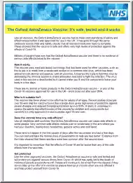 The Oxford AstraZeneca Vaccine, It is Safe, Tested and it Works