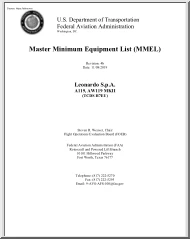 Leonardo S.p.A. - Master Minimum Equipment List, MMEL