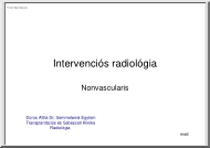 Dr. Doros Attila - Intervenciós radiológia, nonvascularis
