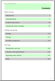 Ford Explorer 1997, owners manual