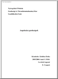 Erdelics Erika - Angolszász gazdaságok