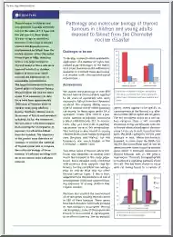 Pathology and Molecular Biology of Thyroid Tumours in Children and Young Adults Exposed to Fallout from the Chernobyl Nuclear Disaster