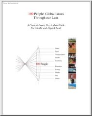 100 People, Global Issues Through our Lens, A Current Events Curriculum Guide For Middle and High Schools