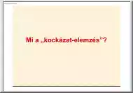 Mi a kockázat-elemzés?