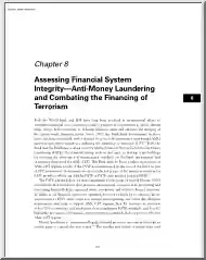 Assessing Financial System Integrity, Anti-Money Laundering and Combating the Financing of Terrorism
