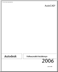 AutoCAD 2006 felhasználói kézikönyv
