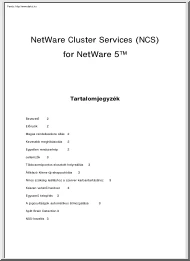 NetWare Cluster Services (NCS) for Netware 5