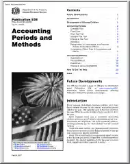 Accounting Periods and Methods
