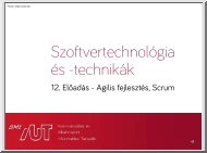Szoftvertechnológiák és technikák, Agilis fejlesztés, Scrum