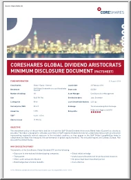 Coreshares Global Dividend Aristocrats Minimum Disclosure Document