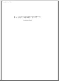 Székelyhidi László - Halmazok és