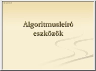 Zalán Eszter - Algoritmusleíró eszközök