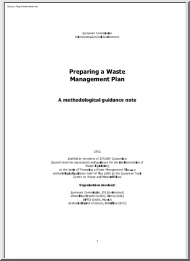 Preparing a Waste Management Plan, A Methodological Guidance Note