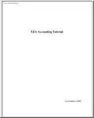 LEA Accounting Tutorial