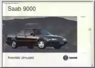 Saab 9000 kezelési útmutató