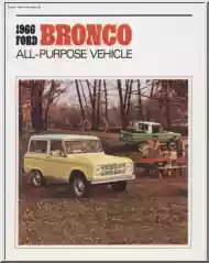 Ford Bronco 1966 Brochure