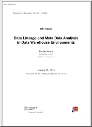 Martin Noack - Data Lineage and Meta Data Analysis in Data Warehouse Environments