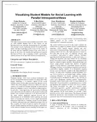Visualizing Student Models for Social Learning with Parallel IntrospectiveViews