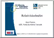 Giczi Ferenc - Relativitáselmélet, előadás