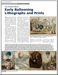 Early Ballooning Lithographs and Prints
