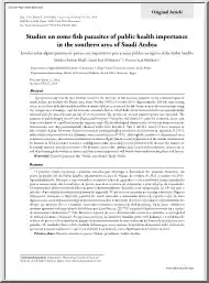 Studies on some fish parasites of public health importance in the southern area of South Arabia