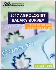 Agrologist Salary Survey, The Dollars and Cents of a Career in Agrology