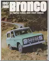 Ford Bronco 1967 Brochure