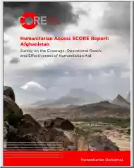 Humanitarian Access SCORE Report, Afghanistan