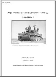 Anglo American Responses to German War Technology in World War II