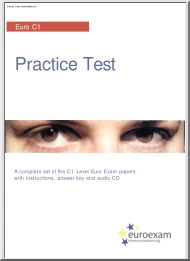 Euroexam practice test, C1